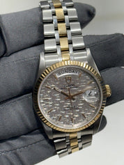 2011 Tudor Date Day Steel and Gold 36mm Automatic Men’s Watch 76213 W/ Papers