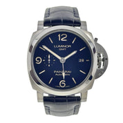 2022 Panerai Luminor GMT Steel Blue Dial 44mm Automatic Men’s Watch PAM1033
