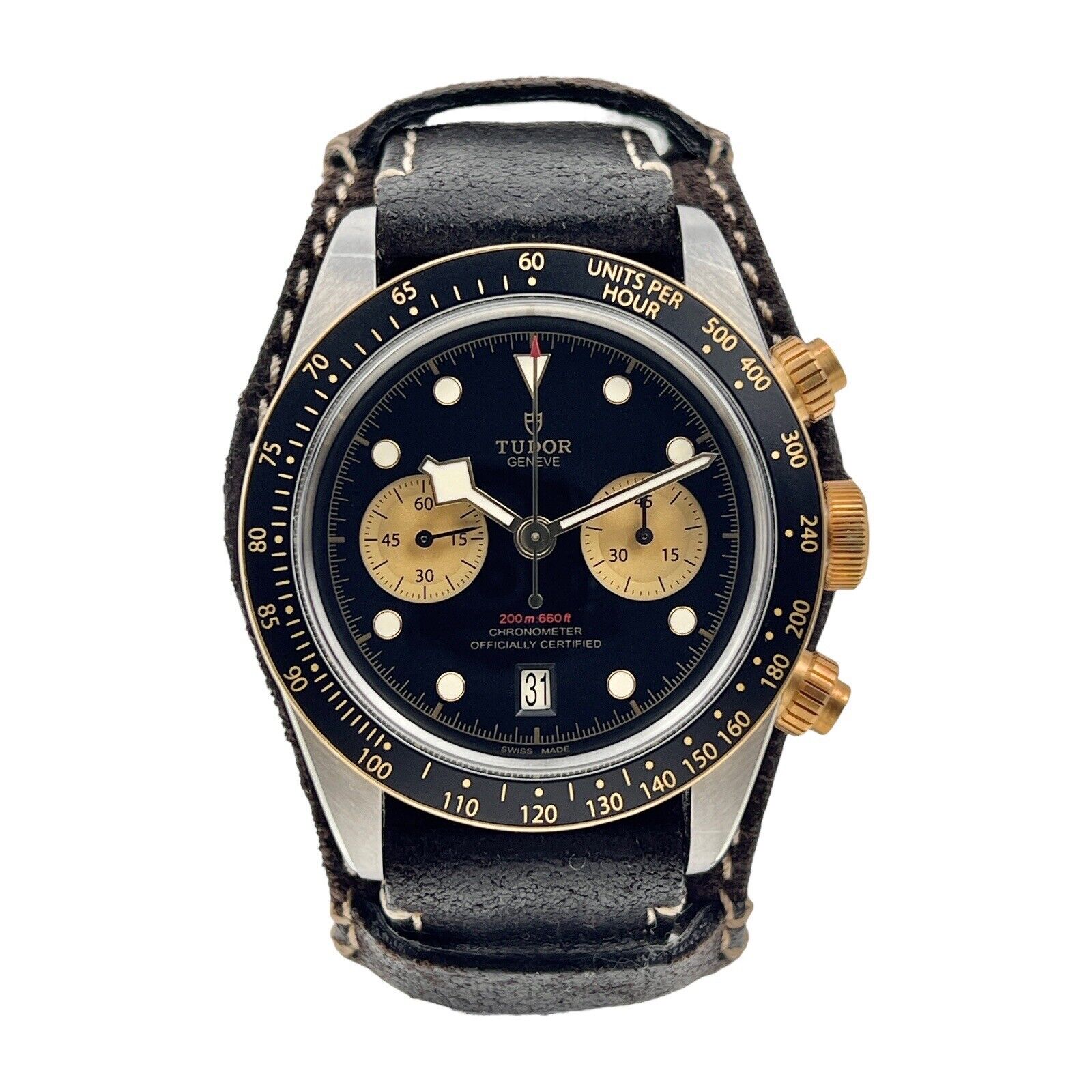 2022 TUDOR Black Bay Chrono Automatic 41mm S&G 79363N Box And Papers