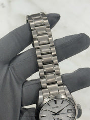 2016 Grand Seiko Spring Drive Snowflake Titanium 41mm Watch SBGA011 W/ Paper