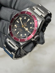 2019 Tudor Black Bay Smiley Stainless Steel Red 41mm Automatic Watch 79220R