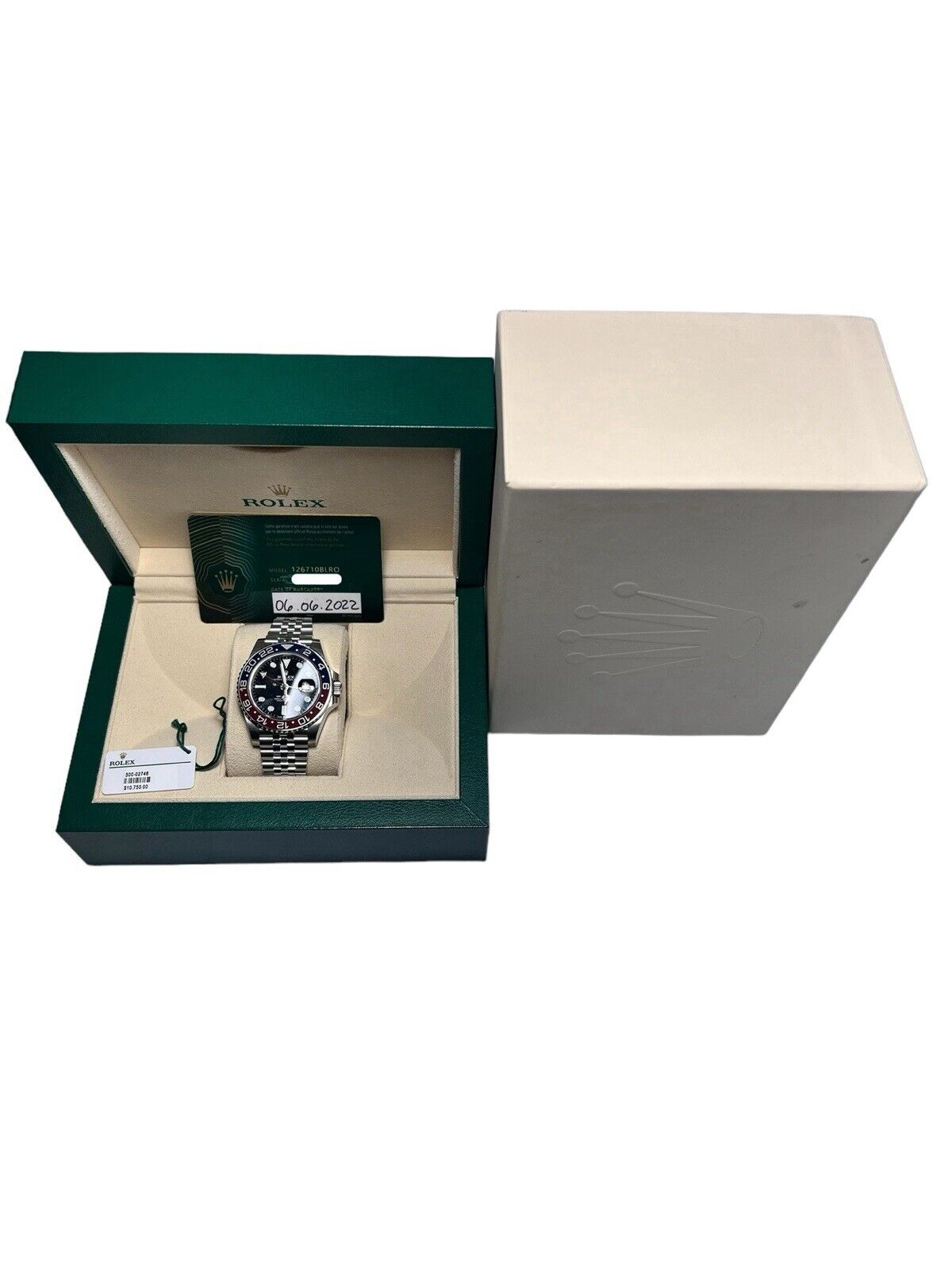 2022 Rolex GMT Master II Pepsi 126710BLRO Jubilee Steel Automatic Watch - B/P