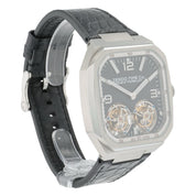 Zeroo Time The Gemini Double Tourbillon Steel Black Dial 45mm Manual ZDT001SBK