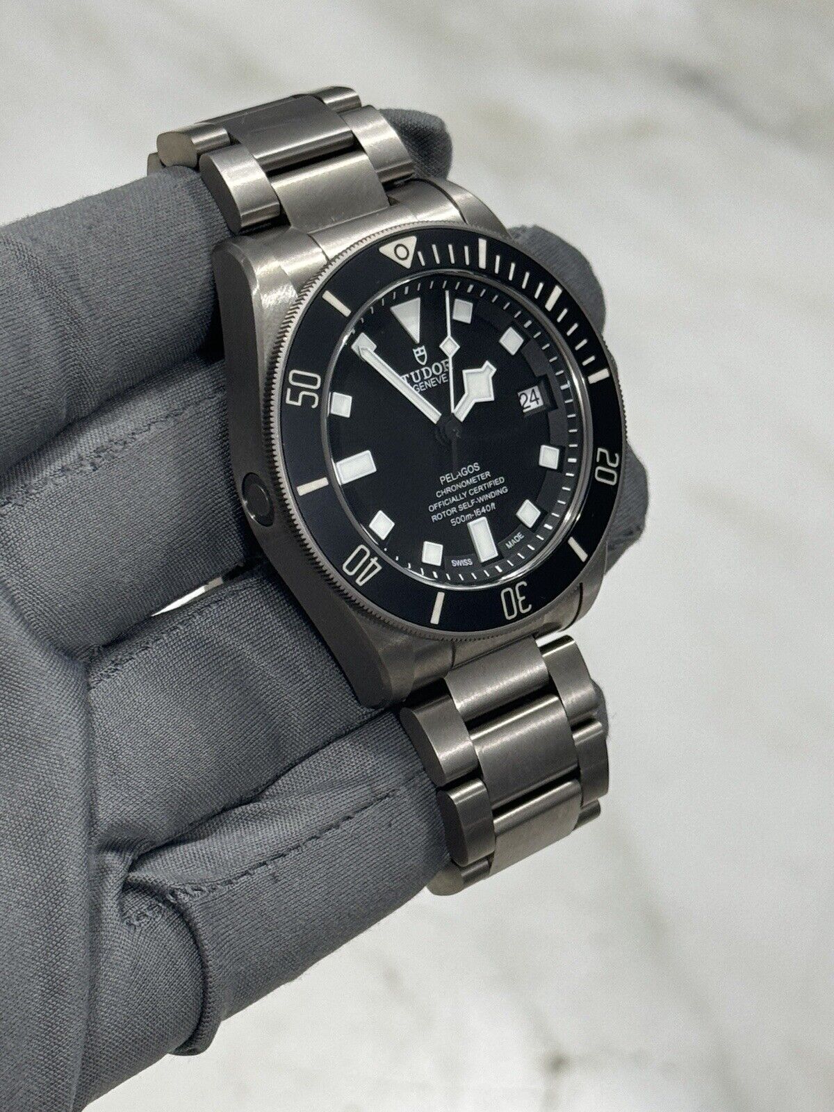 2022 Tudor Pelagos Black Dial Titanium Men's Watch 25600TN - Box/Papers