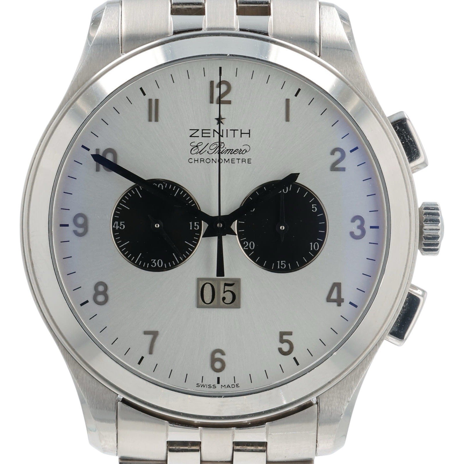 Zenith El Primero Steel Silver Dial 44mm Automatic Men’s Watch 03.0520.4100