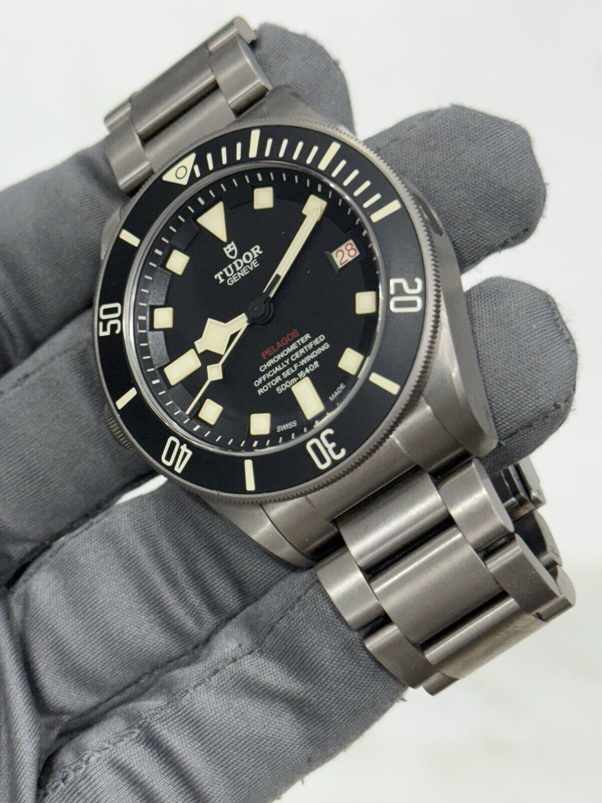 2019 Tudor Pelagos LHD Mens Black Watch 25610TNL Titanium Automatic Watch B/P