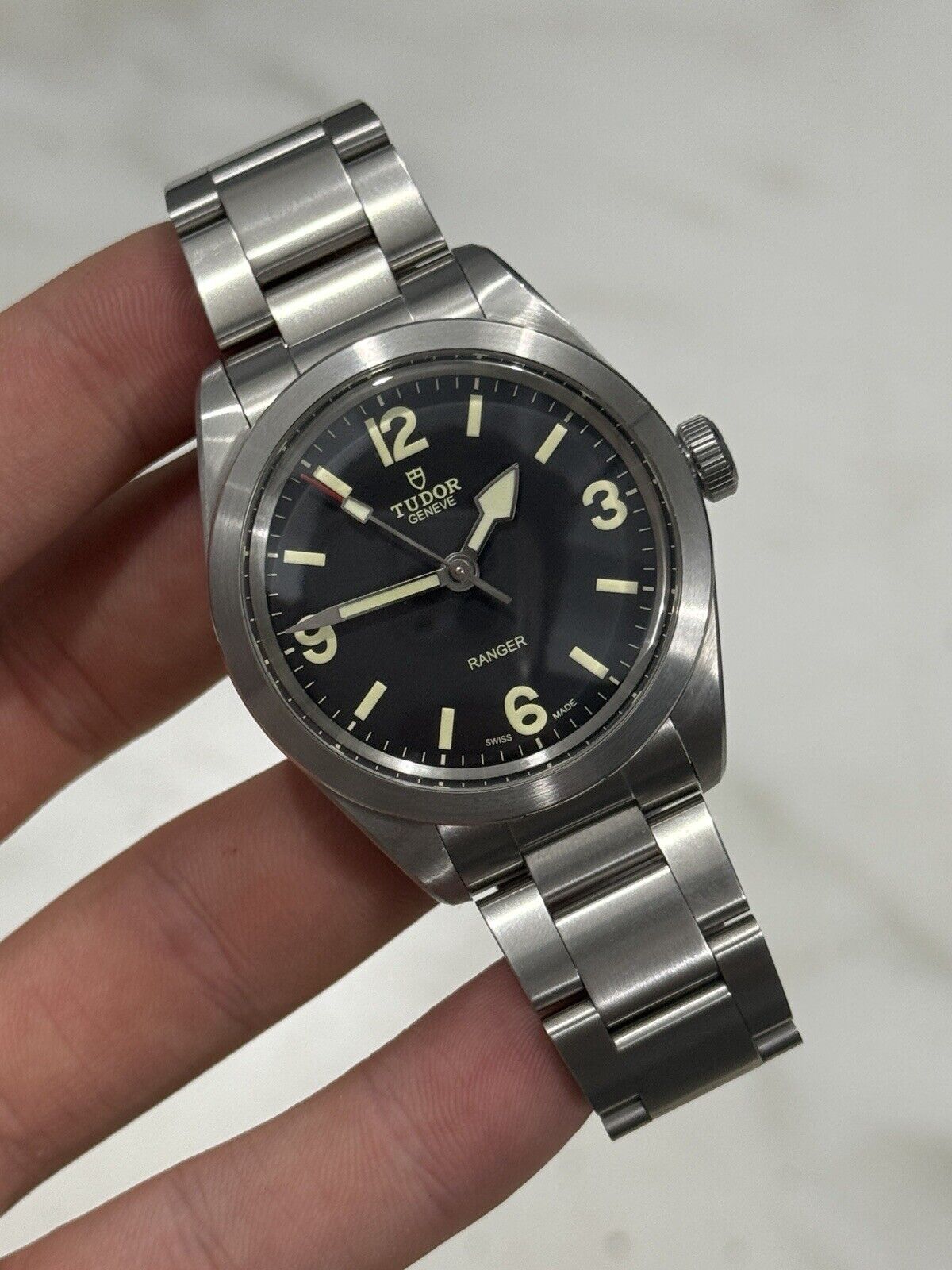 2022 Tudor Ranger 39mm Stainless Steel 79950 Black Dial Automatic Mens Watch