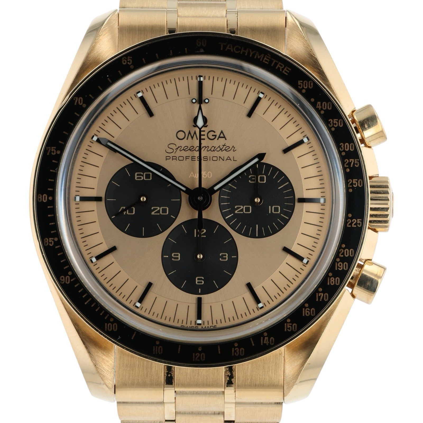 Omega Speedmaster 18k Yellow Gold 42mm Manual Wind Mens 310.60.42.50.99.002