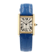 Cartier Tank Louis Cartier 18k Yellow Gold Silver Dial 25mm Quartz W1529756