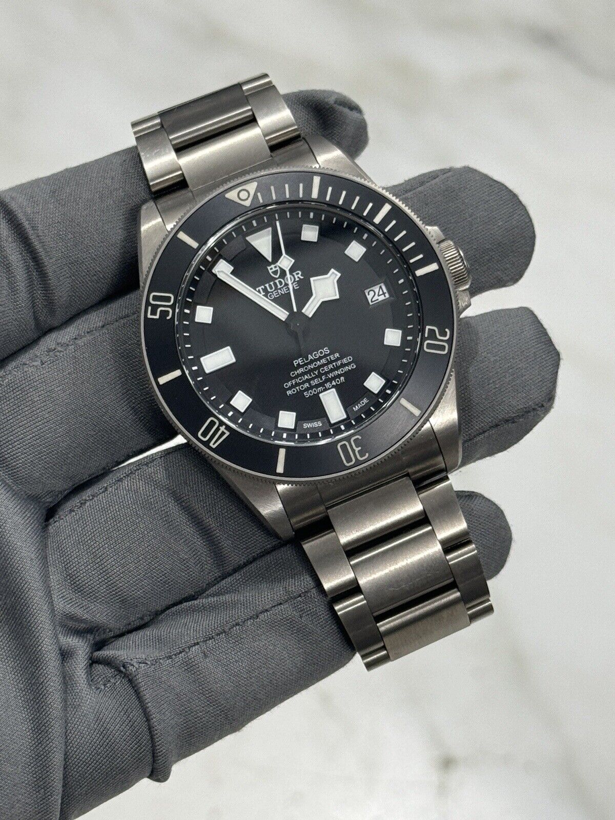 2022 Tudor Pelagos Black Dial Titanium Men's Watch 25600TN - Box/Papers