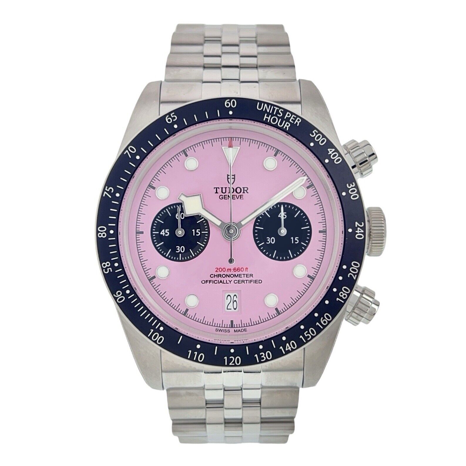 NEW 2024 Tudor Black Bay Steel Pink Dial 41mm Automatic Men's