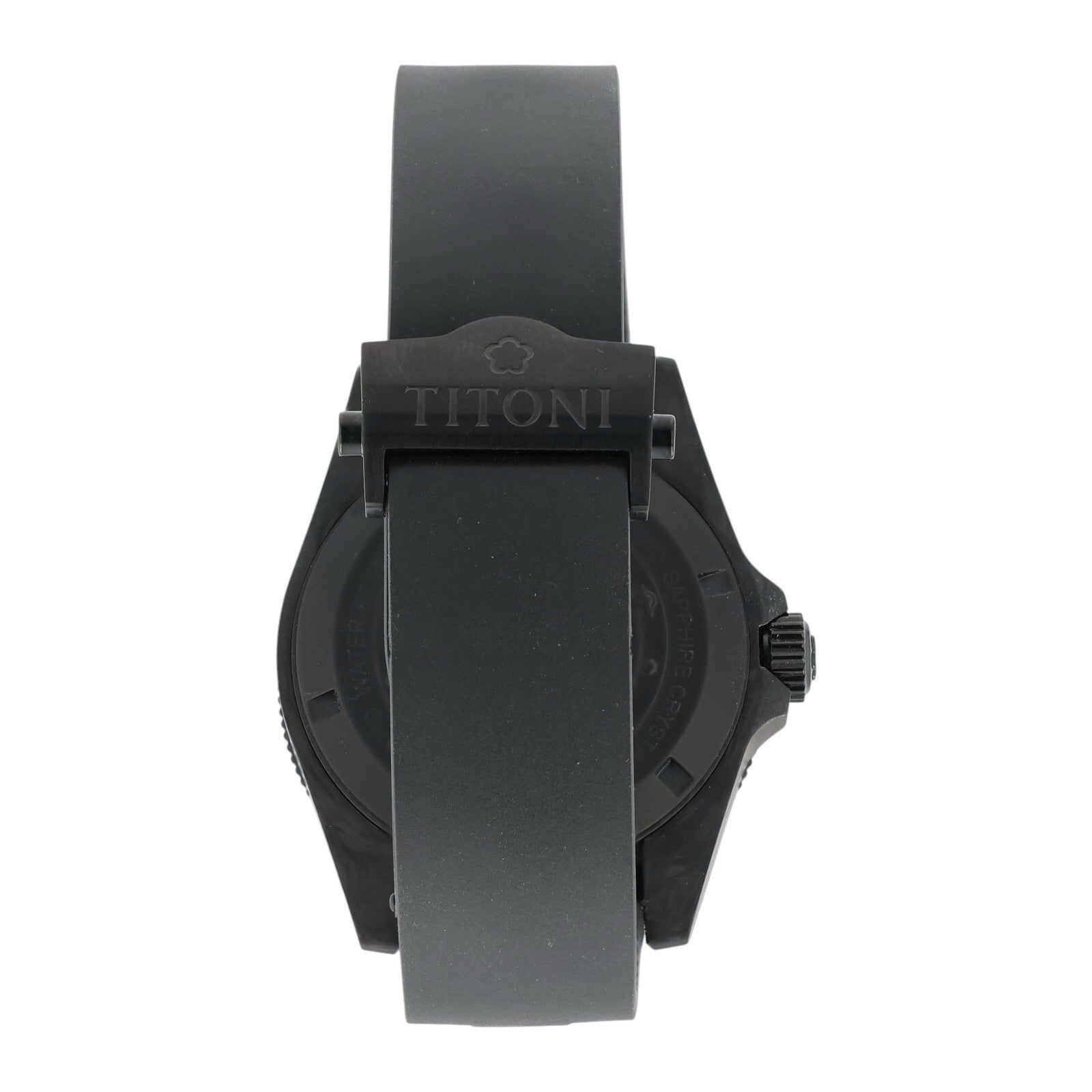 Titoni Seascoper Carbon Black Dial 42mm Automatic Movement Men’s Watch 83600