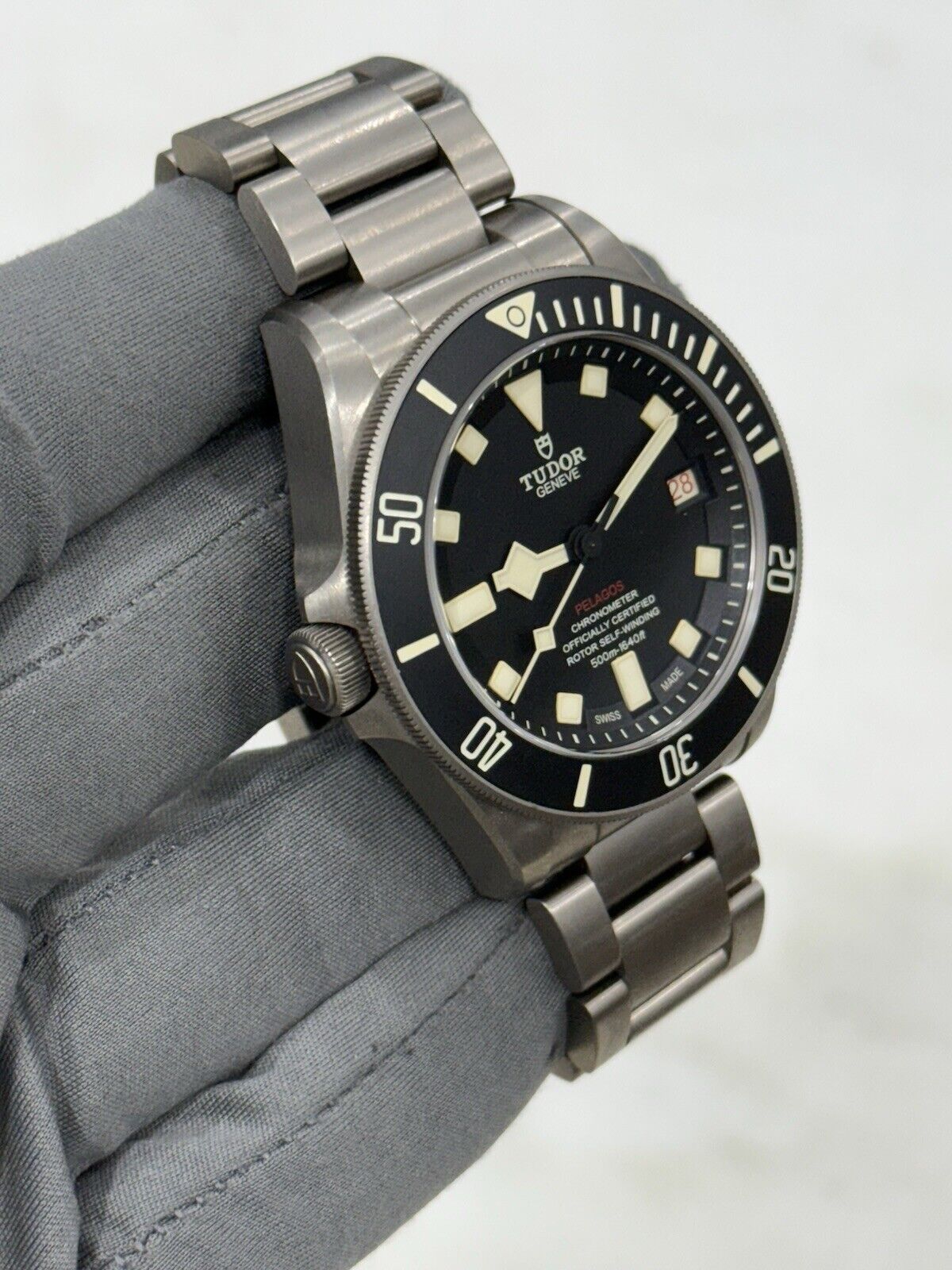 2019 Tudor Pelagos LHD Mens Black Watch 25610TNL Titanium Automatic Watch B/P