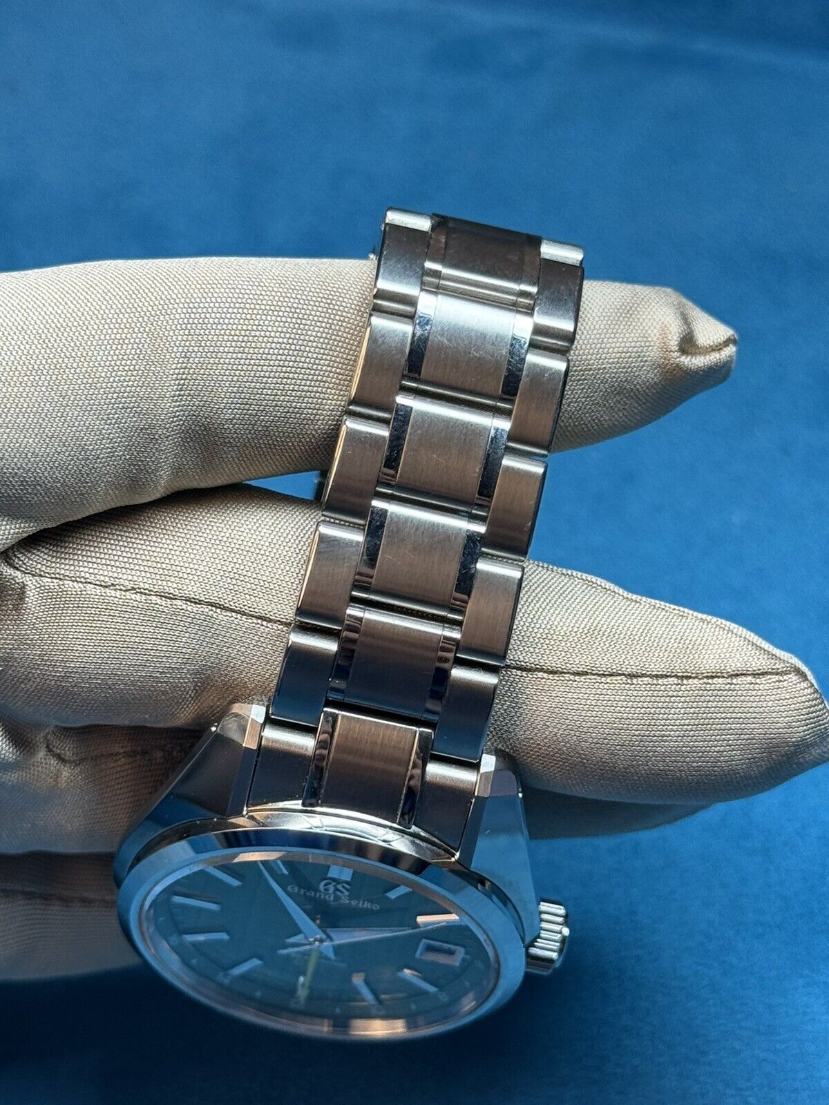 2022 Grand Seiko Heritage Bamboo Green Stainless Steel Automatic 40mm SBGJ259