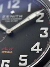 Zenith Elite Pilot Special Edition Black Titanium 48mm 96.2430.693  - Box/Papers