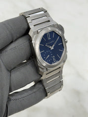 2017 Bulgari Octo Finissimo Steel Blue 40mm Automatic Men’s Watch BGO 40 XT