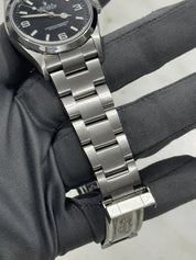 2005 Rolex Explorer I Black 36mm 3-6-9 Stainless Steel Oyster Watch 114270