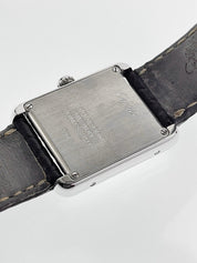 2007 Cartier Tank Steel Silver Color Dial 24mm Quartz Women’s Watch W1018255