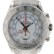 Rolex Yacht-Master II 18k White Gold 44mm White Dial Automatic Mens Watch 116689