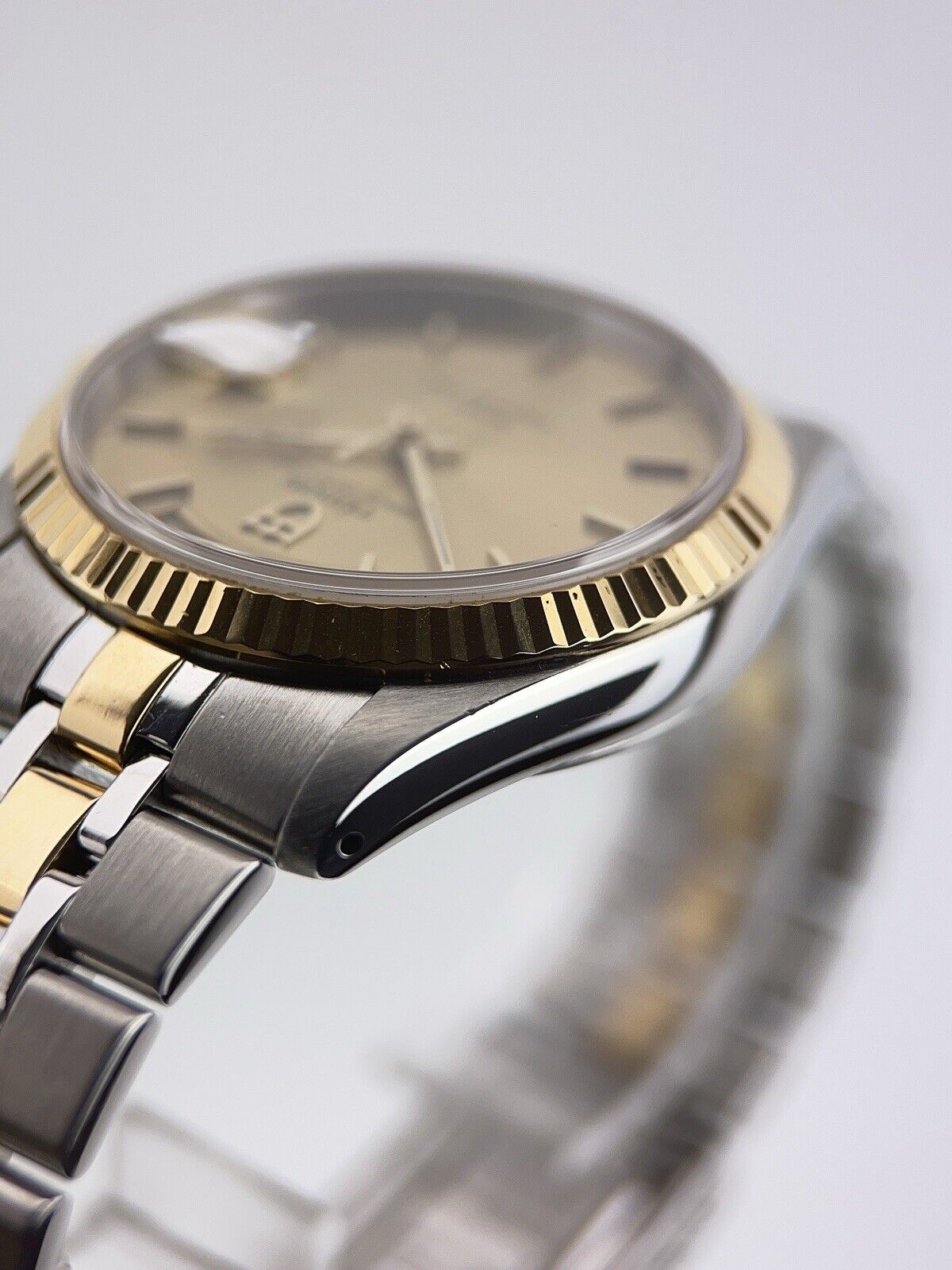 2005 Tudor Prince Stainless Steel Gold Dial 36mm Men’s Watch 76213 - Box/Papers