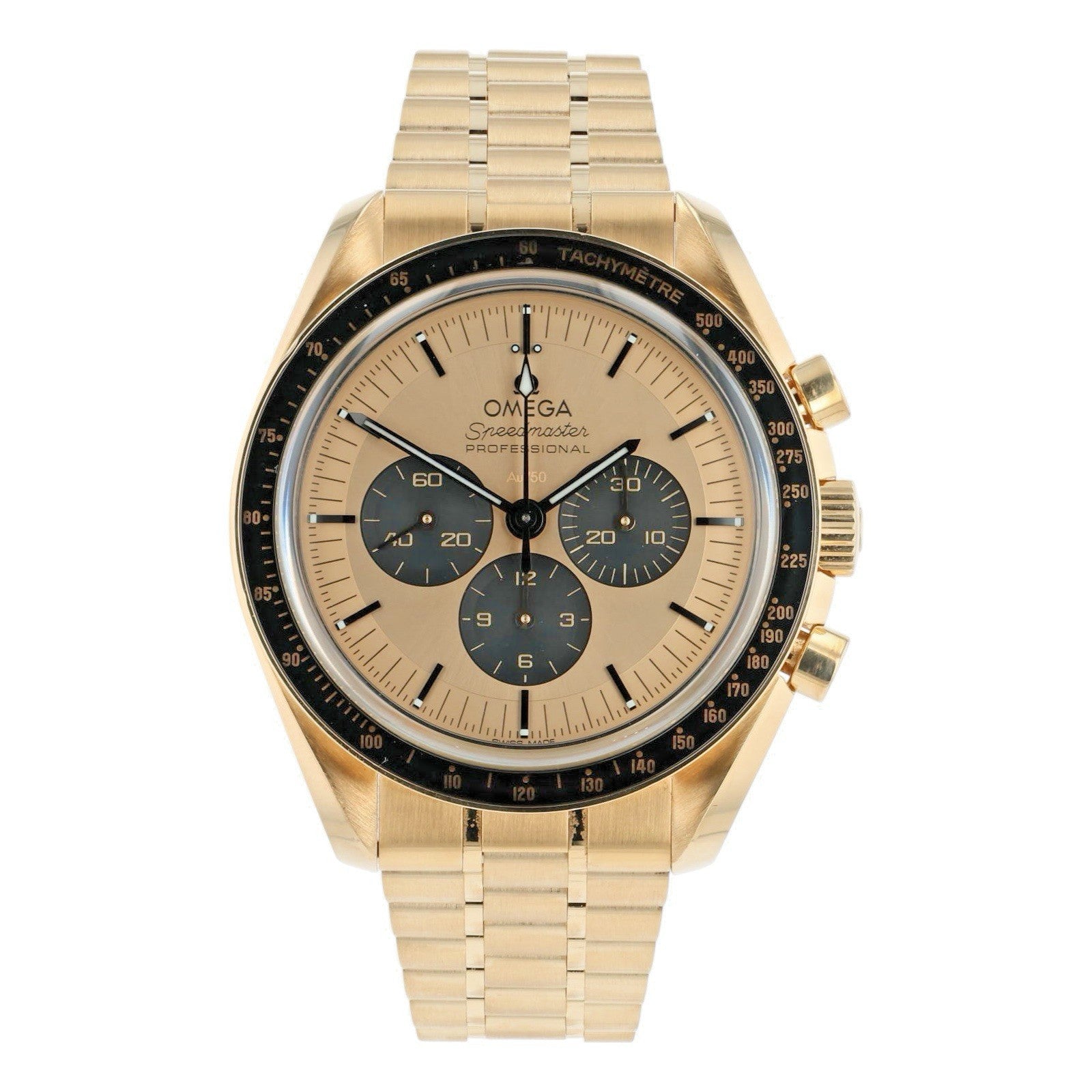 Omega Speedmaster 18k Yellow Gold 42mm Manual Wind Mens 310.60.42.50.99.002