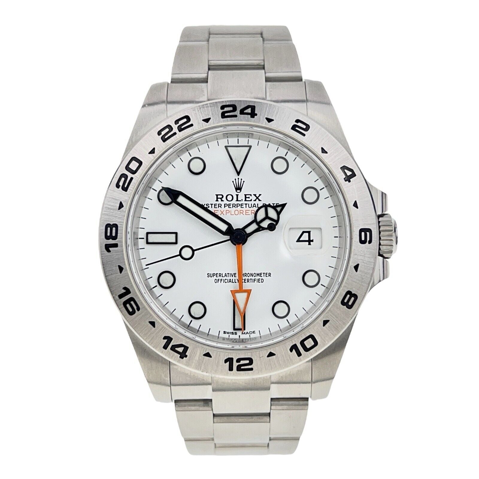 2018 Rolex Explorer II 216570 White Dial 42mm Automatic Men's Watch - Box/Papers