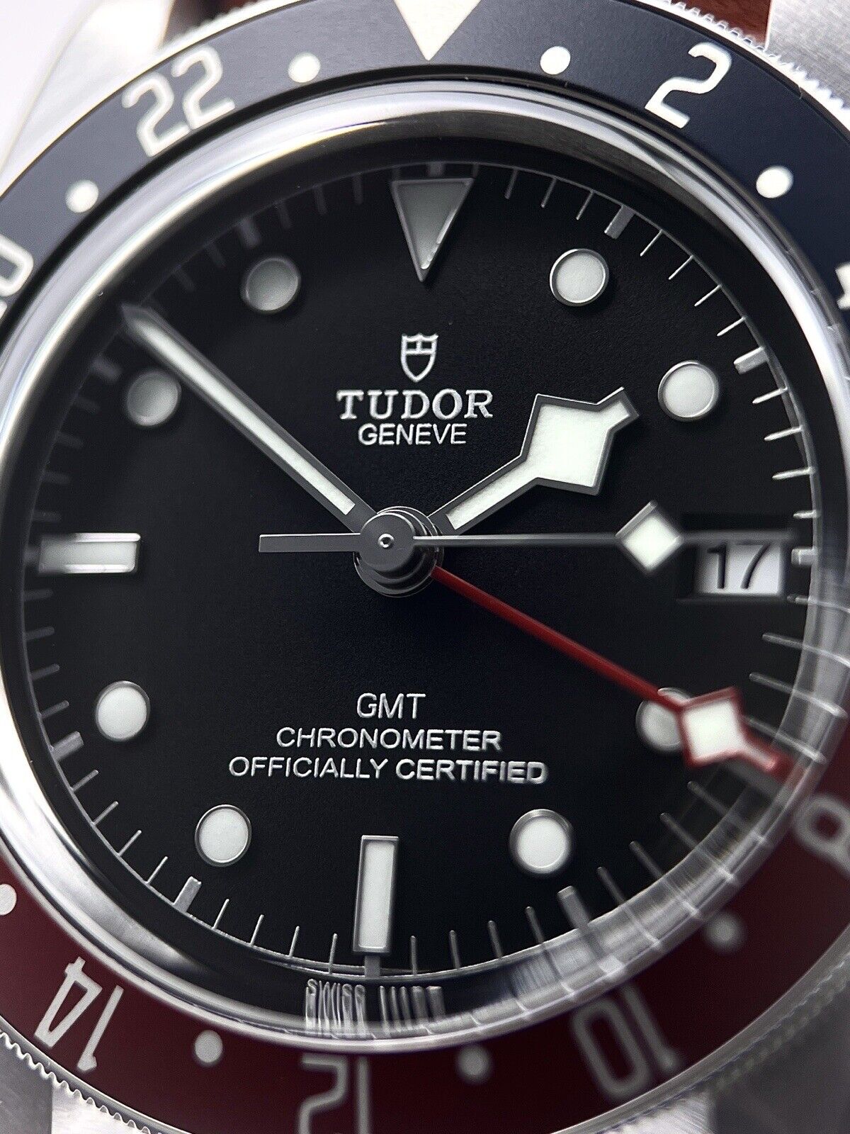 2022 Tudor Black Bay GMT Pepsi 41mm Stainless Steel Black Red Blue Date 79830RB