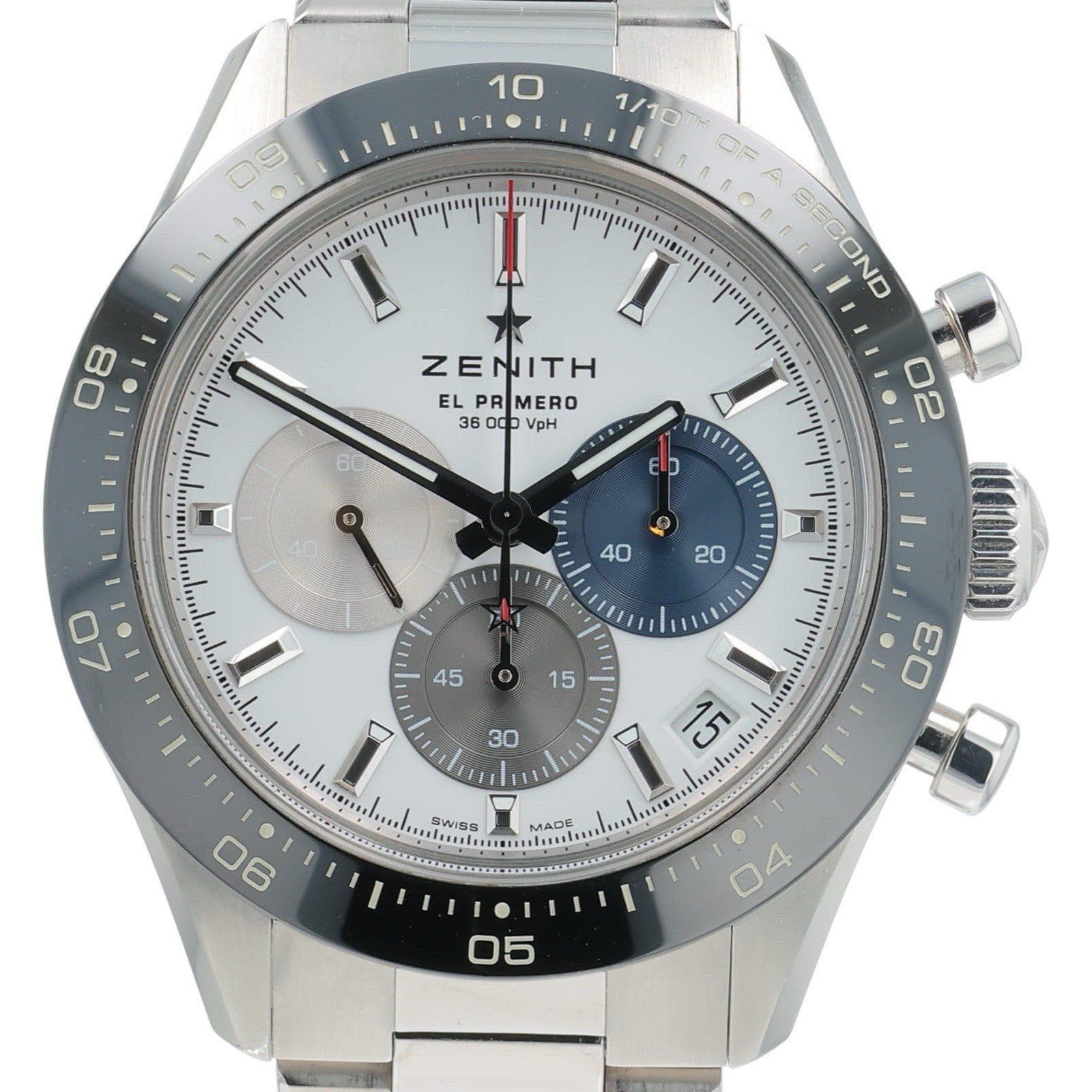 Zenith Chronomaster Steel White Dial 41mm Automatic Men’s Watch 03.3100.3600