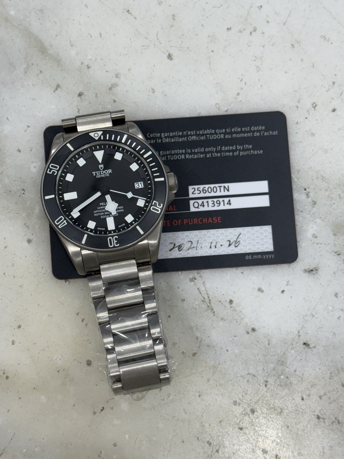 2021 Tudor Pelagos Automatic Black Dial Titanium Men's Watch 25600TN - B/P