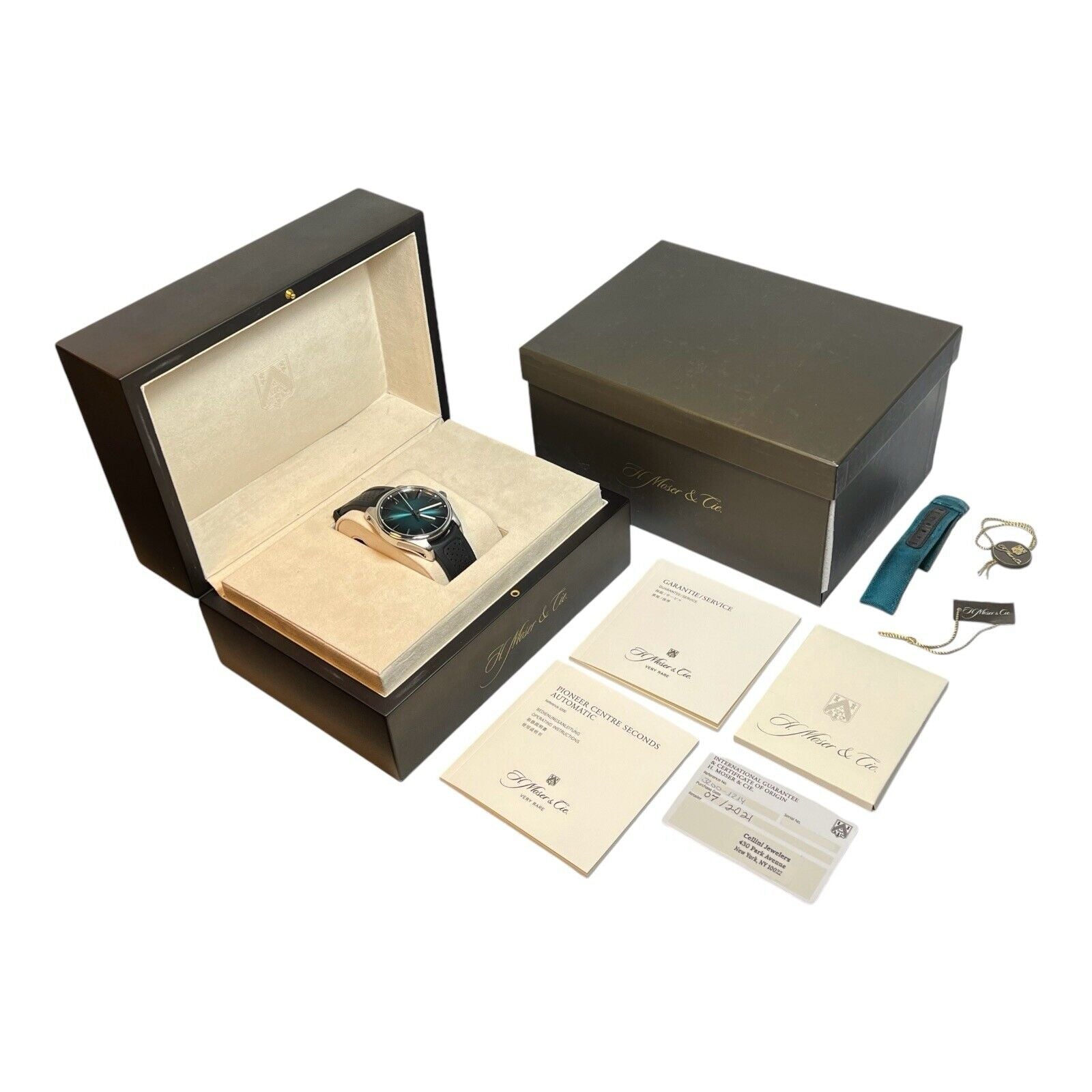 2021 H.Moser & Cie Steel 42mm Automatic Men’s Watch 3200-1214 - Box/Papers