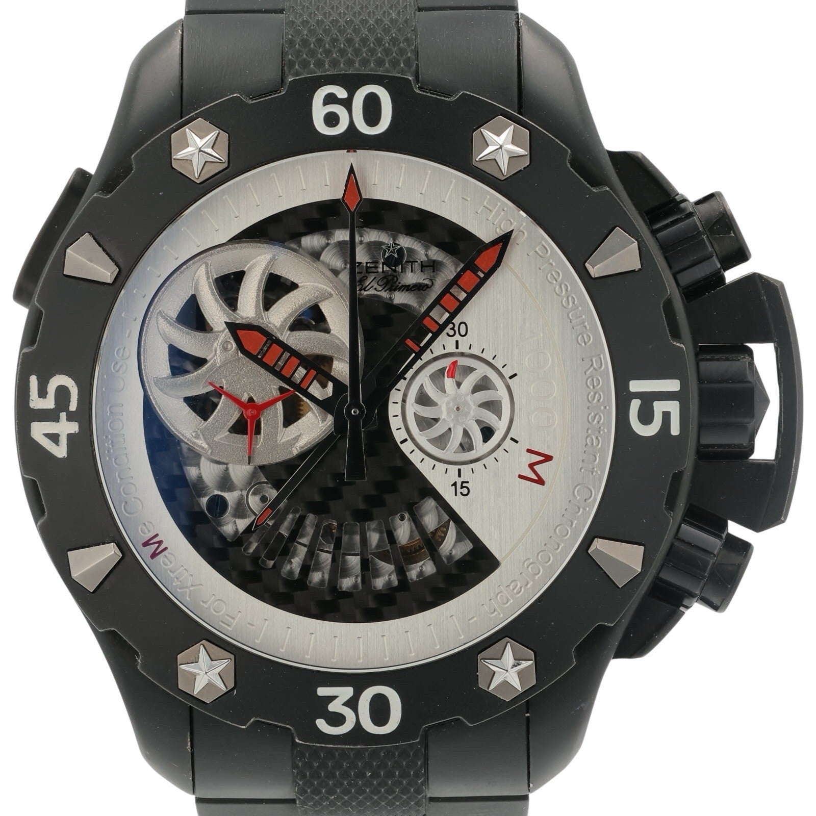 Zenith Defy Xtreme Titanium Silver Dial 47mm Automatic Men’s Watch 96.0525.4021
