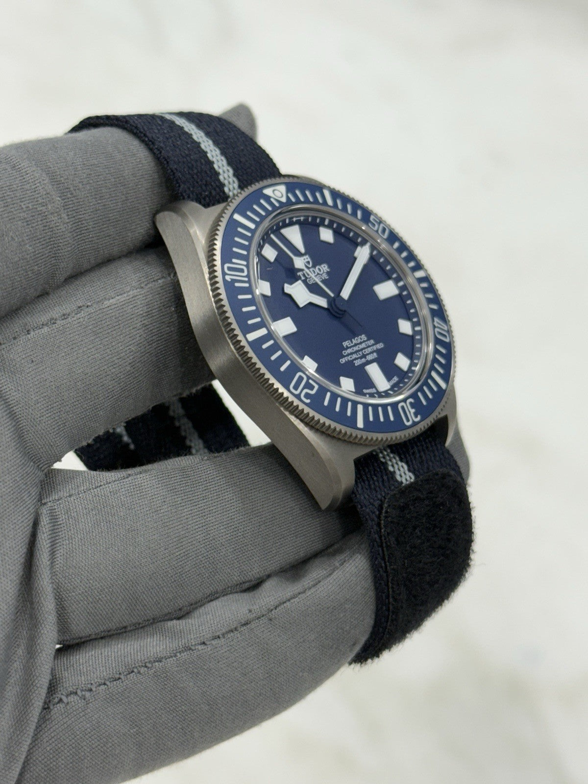 2022 Tudor Pelagos FXD 42mm Navy Blue Dial Titanium 25707B/23 Watch - Box/Papers