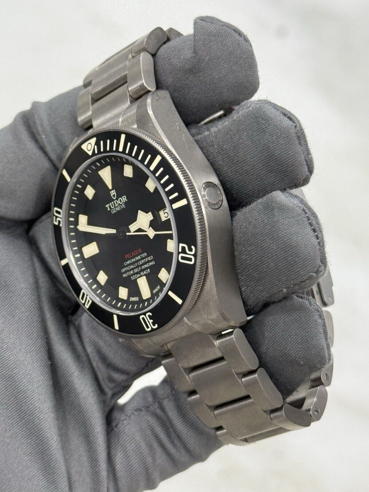 2017 Tudor Pelagos LHD Mens Black Watch 25610TNL Titanium Automatic Watch B/P