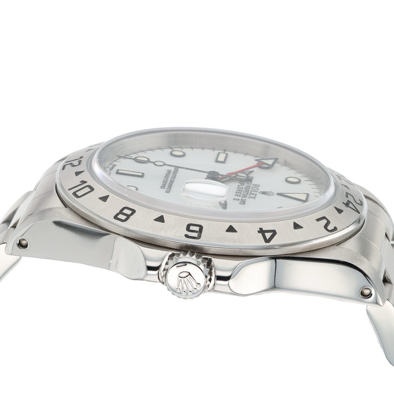 Rolex Explorer II Stainless Steel White Dial 40mm Automatic Movement Mens 16570