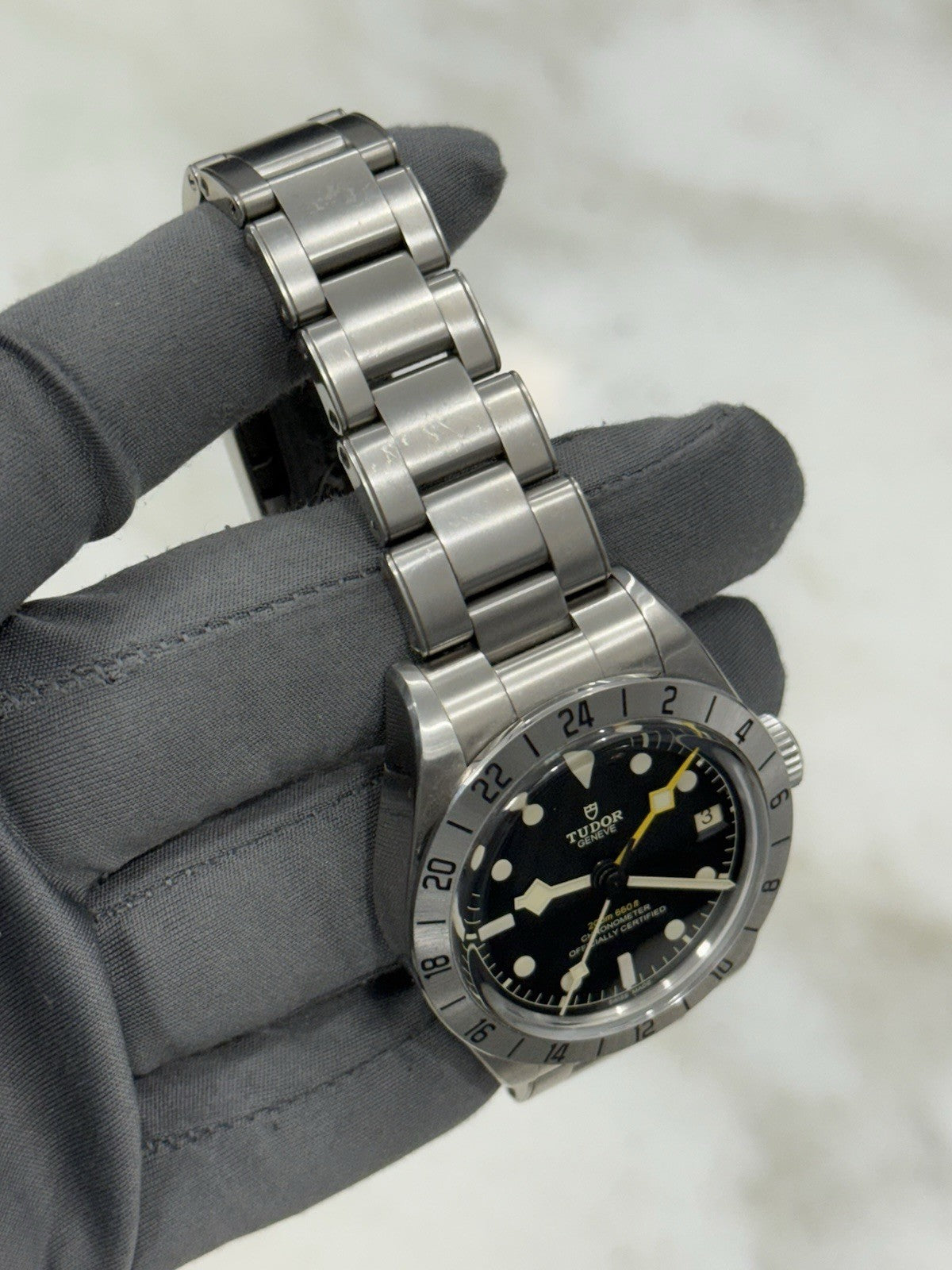 2022 Tudor Black Bay Pro Stainless Steel GMT Men's Black Dial Watch 79470-0001