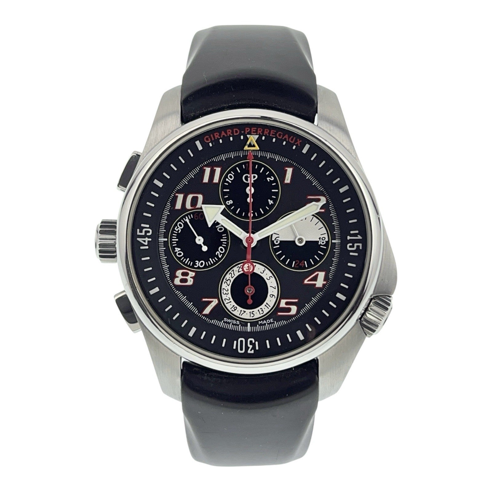 Girard Perregaux Stainless Steel Black Dial 43mm Automatic Men’s Watch 49930