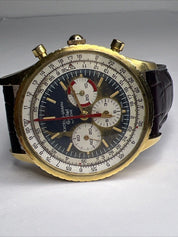 Vintage Gallet By Racine Excel-O-Graph 43mm Gold Tone Case Watch -PLEASE READ