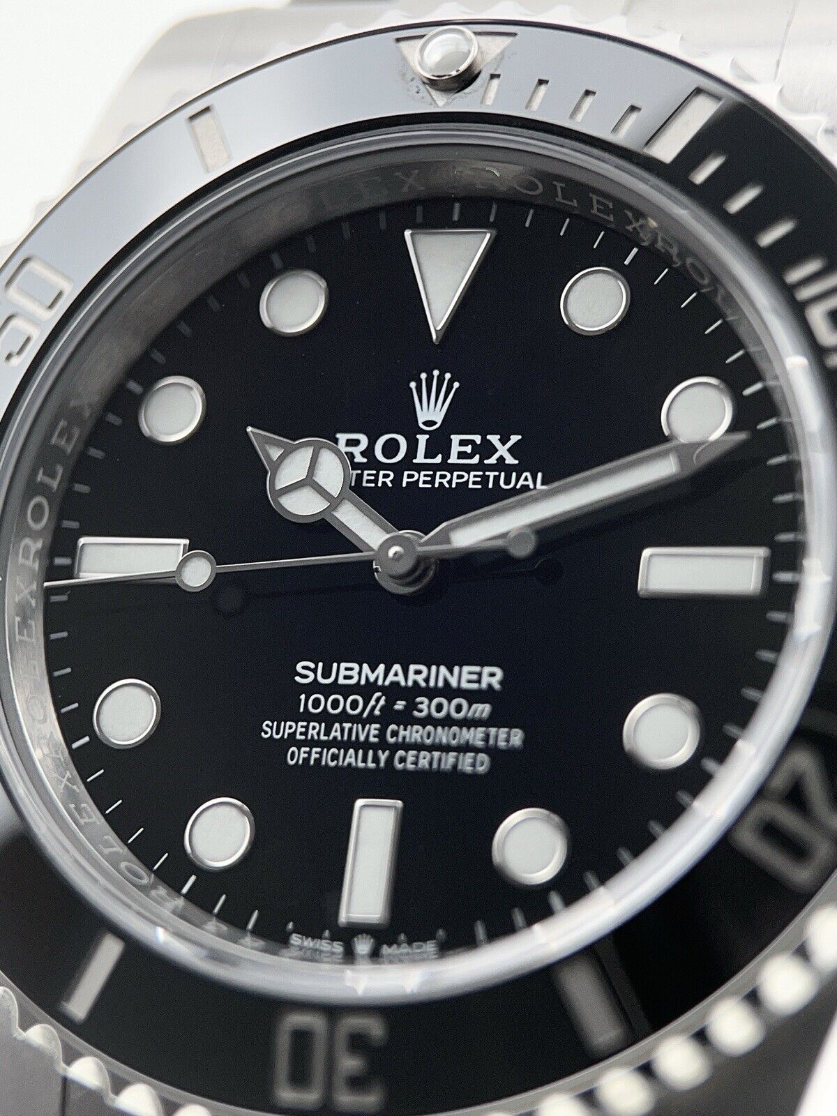 2022 Rolex Submariner No Date Steel Black 41mm Automatic Men’s Watch 124060