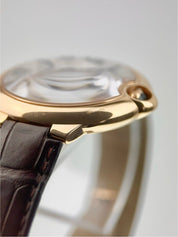 2021 Cartier Ballon Bleu 18k Rose Gold Dial 40mm Automatic Men's Watch WGBB0035