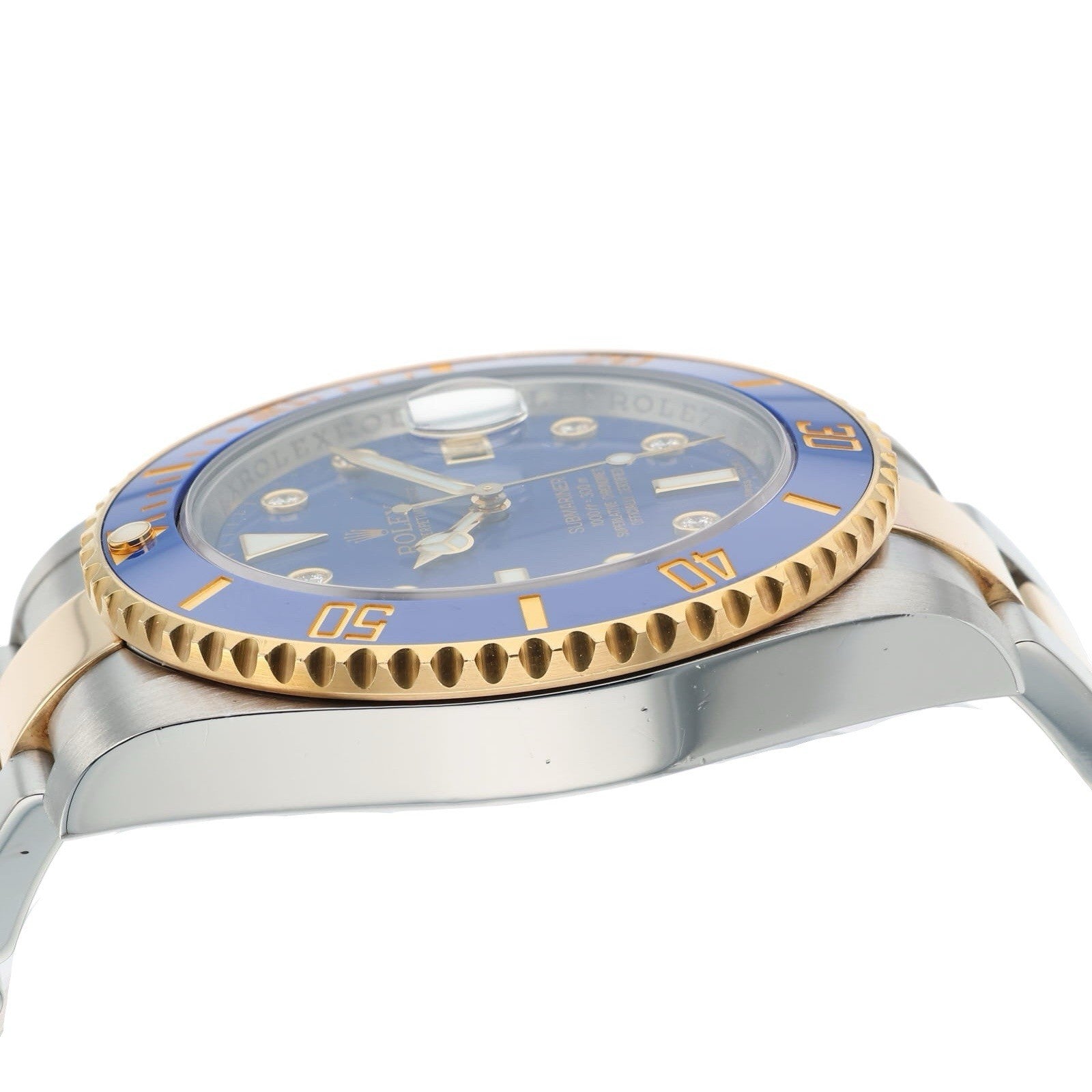 Rolex Submariner Date Steel & Gold Blue Dial 40mm Automatic Men’s Watch 116613