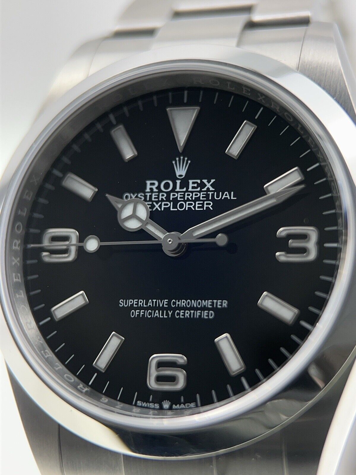 2022 Rolex Explorer Steel Black 36mm Automatic Men’s Watch 124720 - Box/Papers