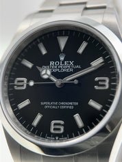 2022 Rolex Explorer Steel Black 36mm Automatic Men’s Watch 124720 - Box/Papers