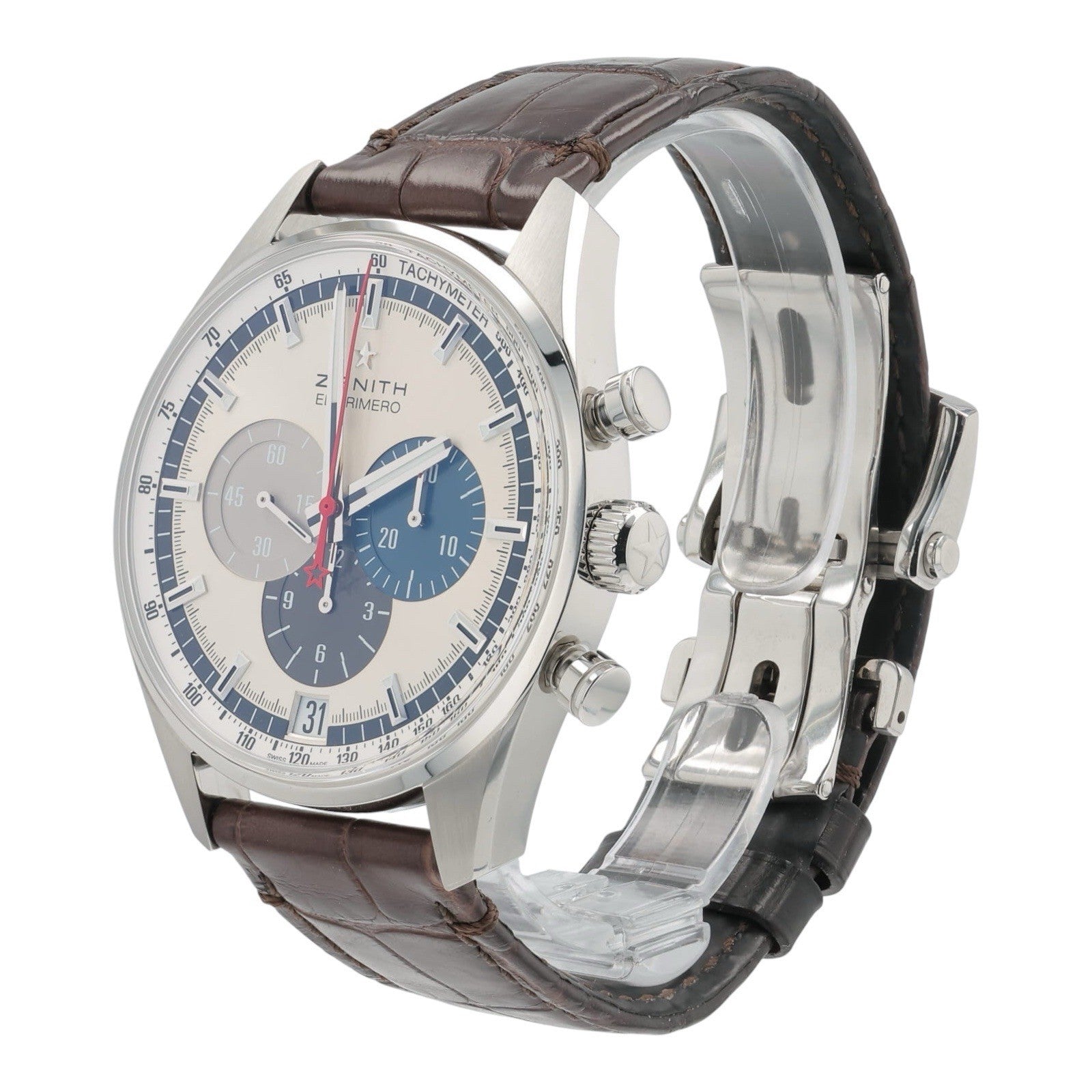 Zenith El Primero Stainless Steel Silver Dial 42mm Automatic Men’s 03.2040.400