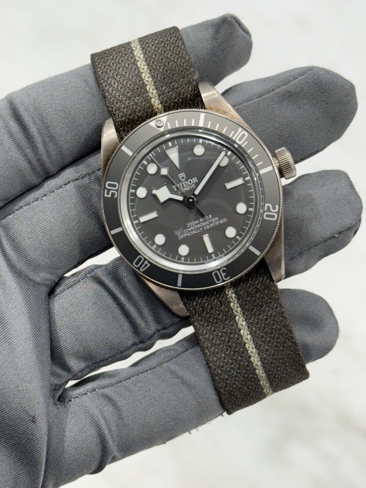 2021 Tudor Black Bay Fifty Eight 925 Silver Fabric Strap 79010SG - Box/Papers