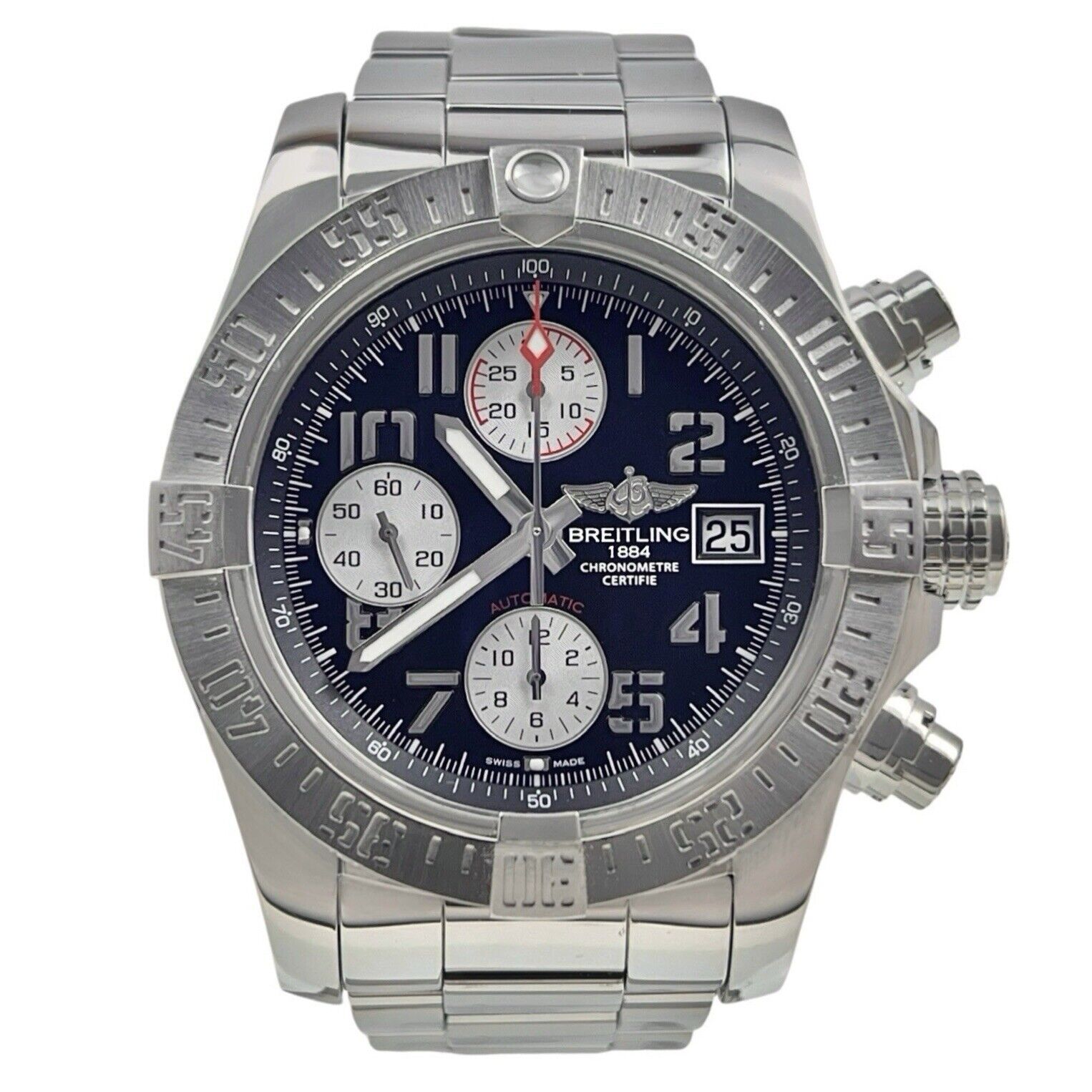 2018 Breitling Avenger II Steel Black Dial 43mm Automatic Men’s Watch A13381