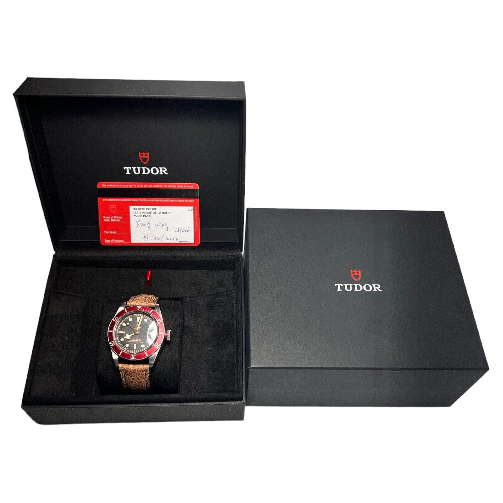 2018 Tudor Black Bay Stainless Steel Red 41mm Automatic Men’s Watch 79230R