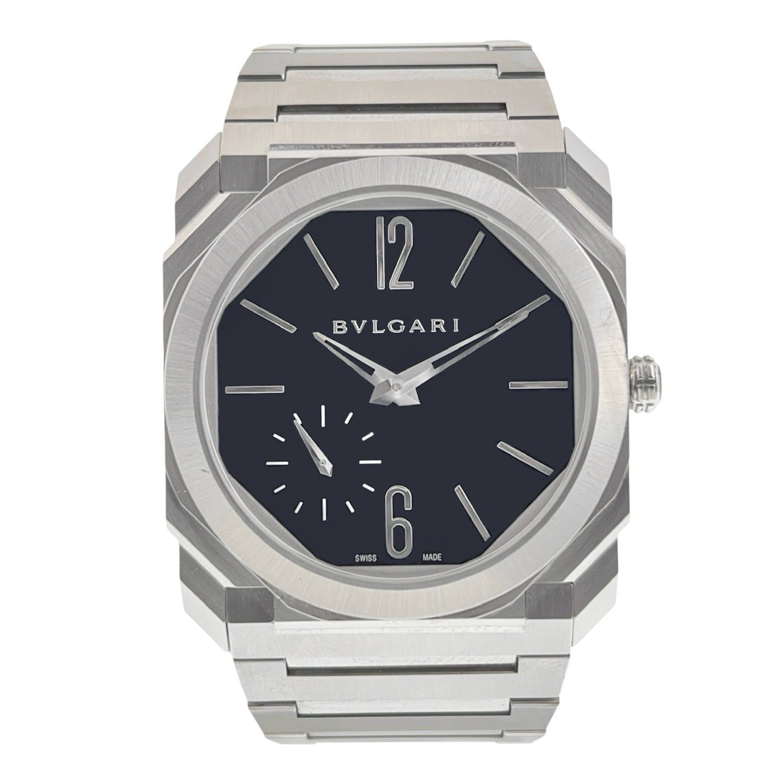 Bulgari Octo Finissimo Stainless Steel Black Dial 40mm Automatic Men’s BGO40SXT