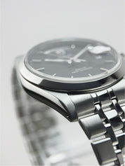 2012 Tudor Prince Date Day Steel Black Dial 36mm Automatic Men’s Watch 76200