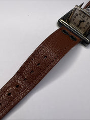 Tavannes Watch Swiss Sterling 925 Case Opens Closes Wrist To Clock -PARTS REPAIR