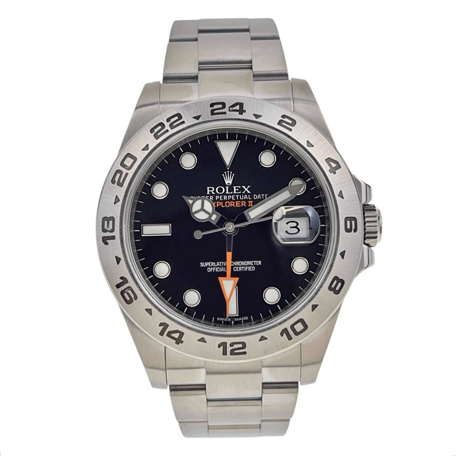 2014 Rolex Explorer II Steel Black Dial 42mm Automatic Men’s Watch 216570